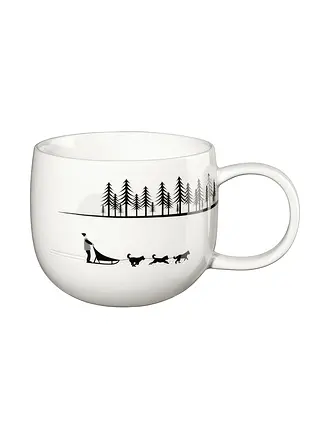 ASA SELECTION | Weihnachts Henkelbecher 0,4l Sled Dogs | 